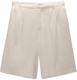 Pull&Bear Plisované nohavice  piesková
