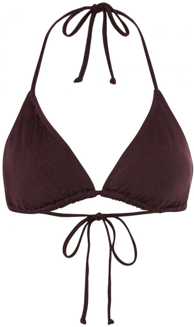 LSCN by LASCANA Bikinový top 'Nele'  baklažánová