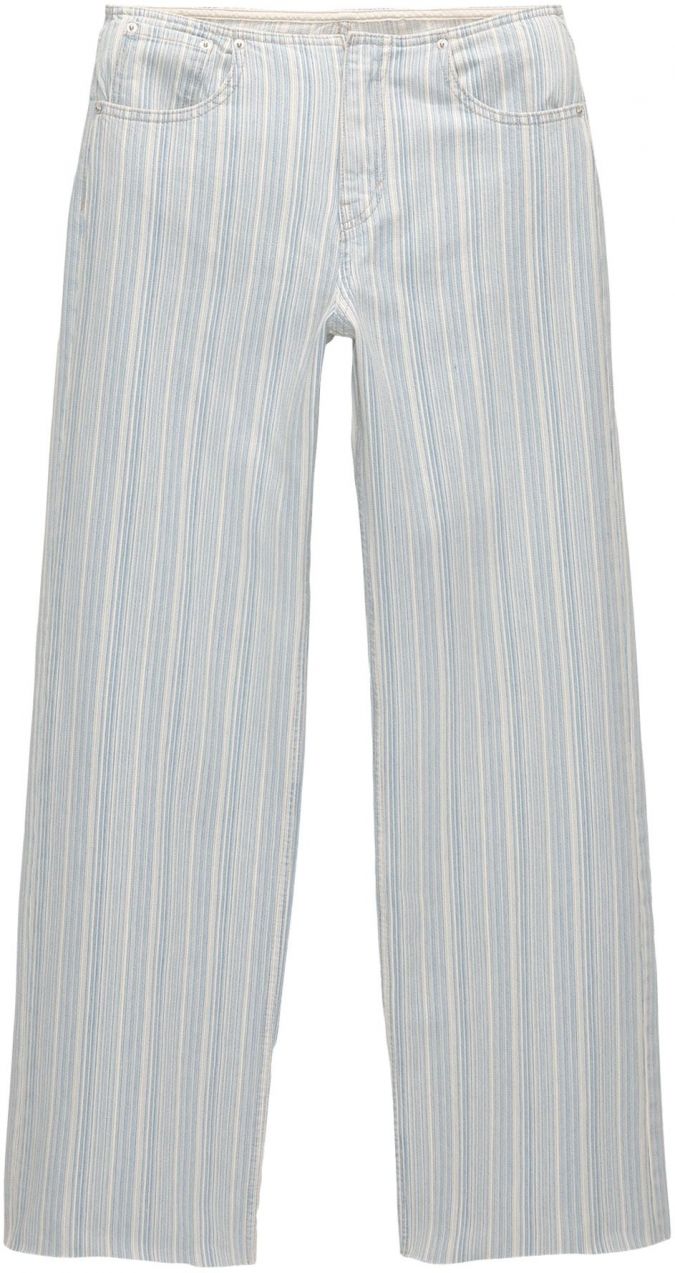Pull&Bear Džínsy  svetlomodrá / biela