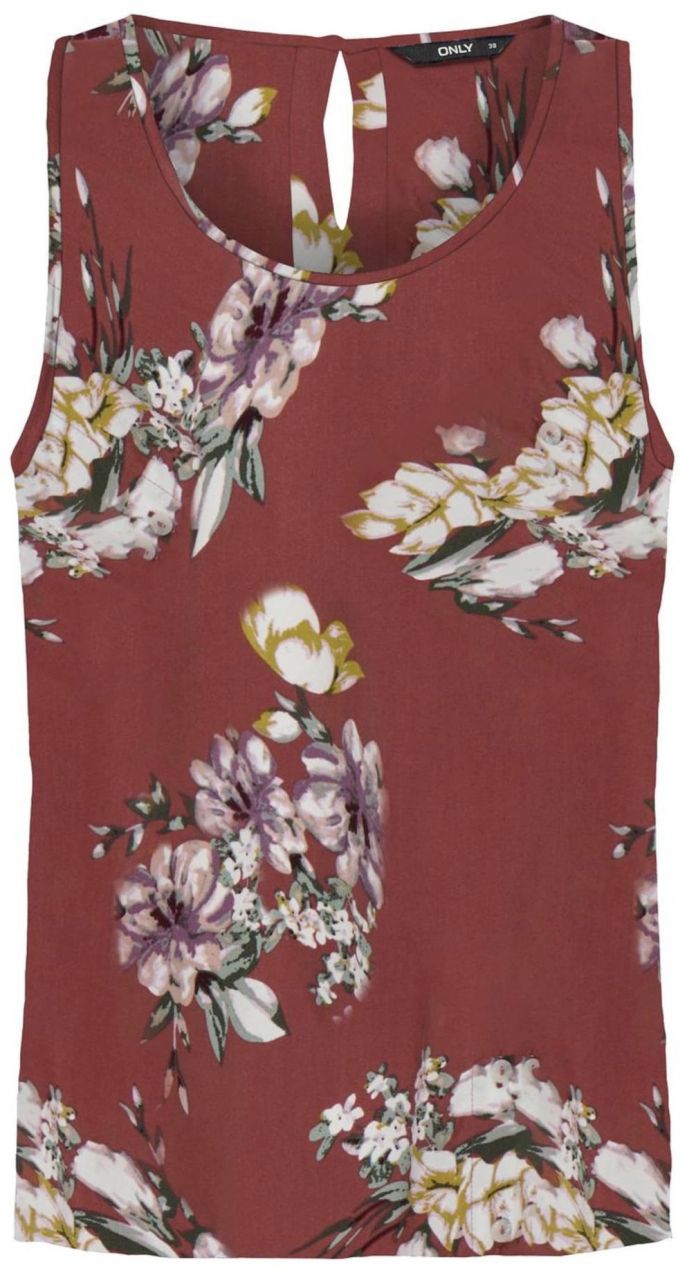 ONLY Top 'NOVA'  zelená / fialová / bordová / biela