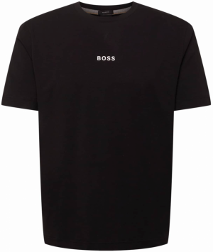 BOSS Tričko 'Chup'  čierna / biela