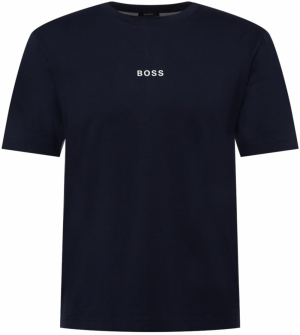 BOSS Tričko 'Chup'  námornícka modrá / svetlooranžová / biela