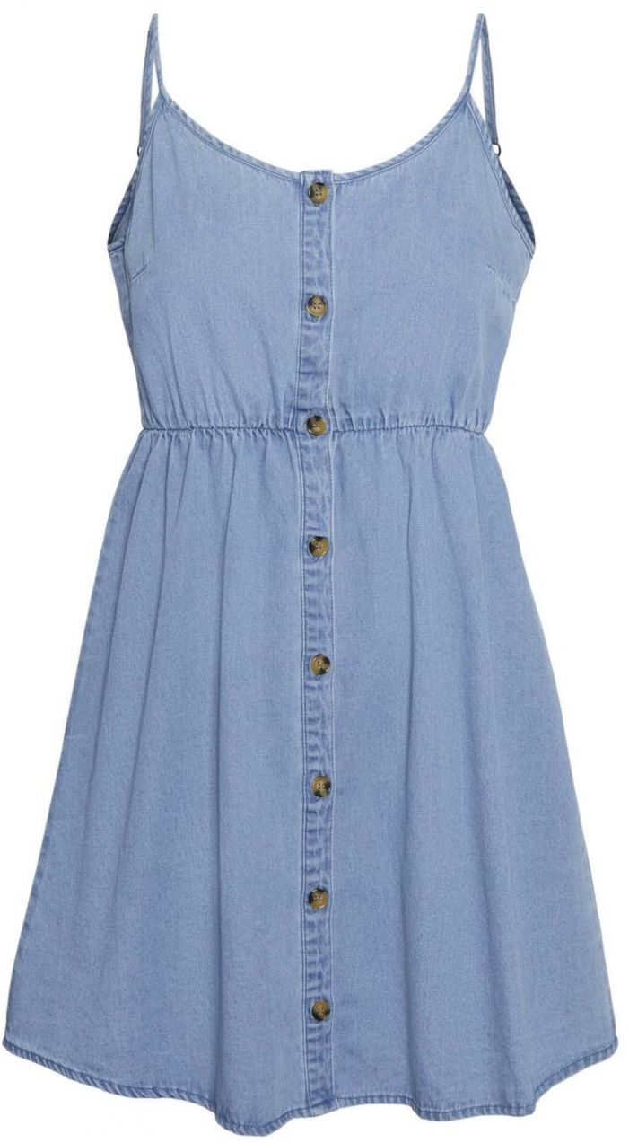 VERO MODA Letné šaty 'FLICKA'  modrá denim