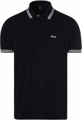 BOSS Tričko 'Paddy'  tmavomodrá / biela