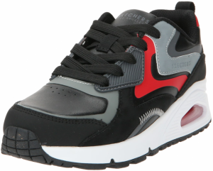 SKECHERS Tenisky 'Unio Gen1'  sivá / červená / čierna