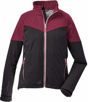 KILLTEC Outdoorová bunda 'KOS 29'  červená / čierna