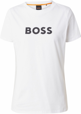 BOSS Tričko 'C_Elogo_5'  čierna / biela