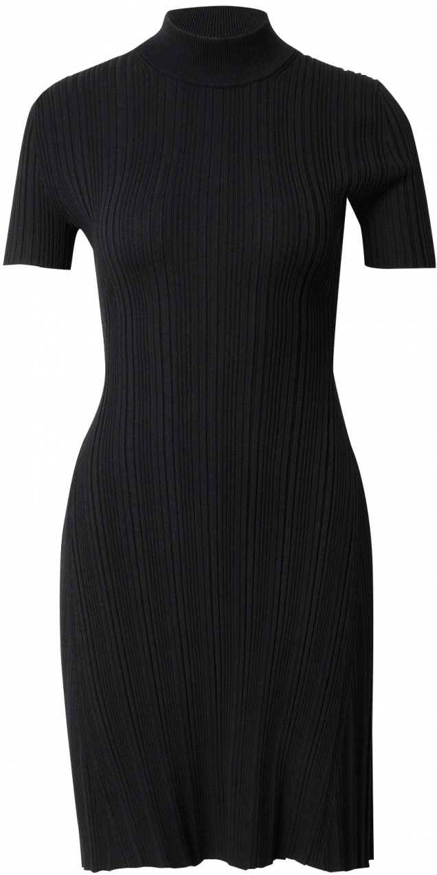 HUGO Pletené šaty 'Sareply'  čierna