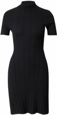 HUGO Pletené šaty 'Sareply'  čierna