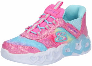SKECHERS Tenisky  svetlomodrá / svetložltá / ružová / strieborná