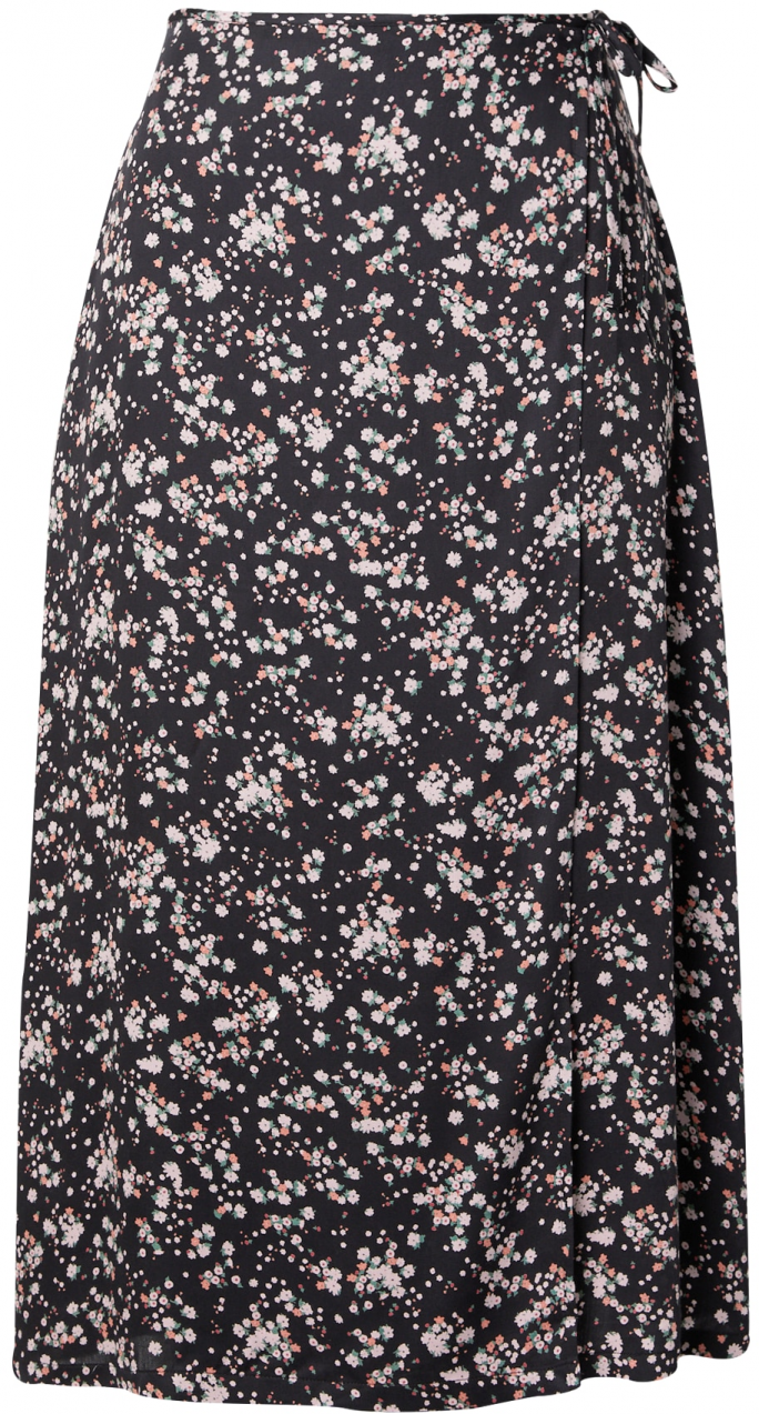 RVCA Sukňa 'ANNIKA'  zelená / rosé / čierna / biela