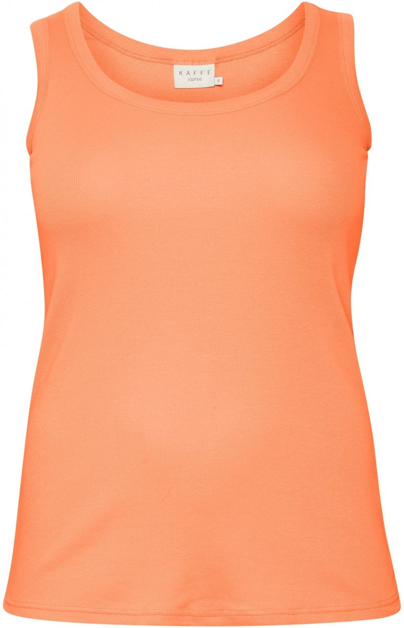 KAFFE CURVE Top 'Carina'  mandarínková