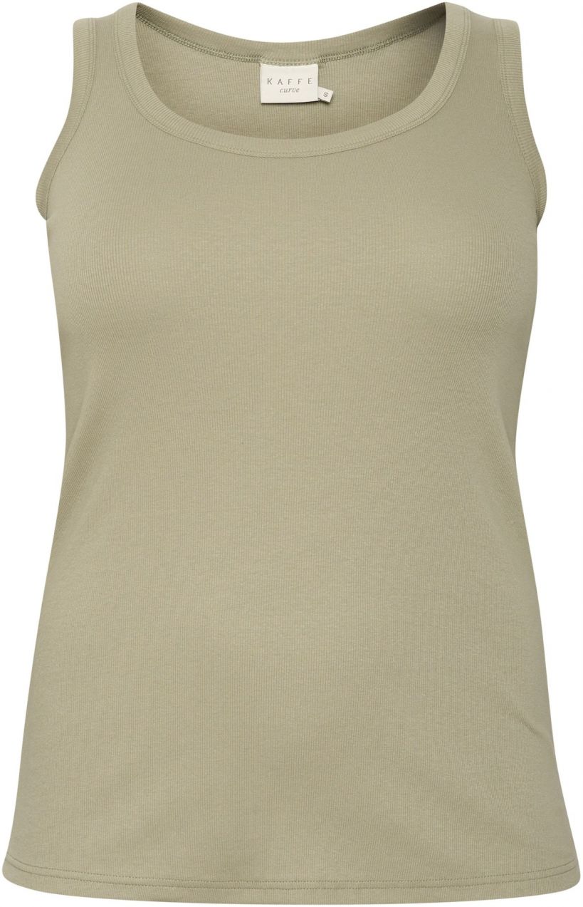 KAFFE CURVE Top 'Carina'  pastelovo zelená