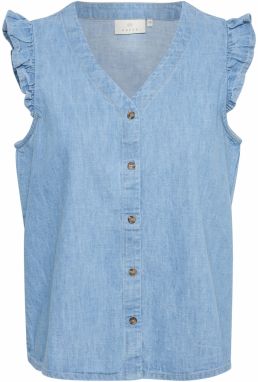 Kaffe Blúzka 'Louise'  modrá denim