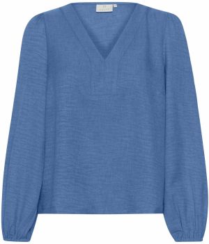 Kaffe Blúzka 'Elise'  modrá denim