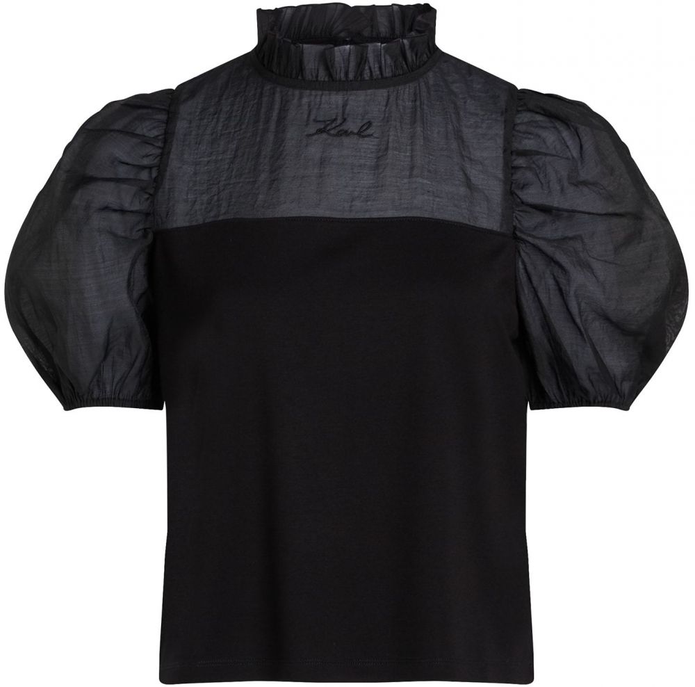 Karl Lagerfeld Top  čierna