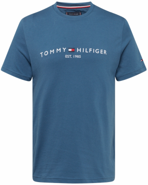TOMMY HILFIGER Tričko  námornícka modrá / modrosivá / červená / biela