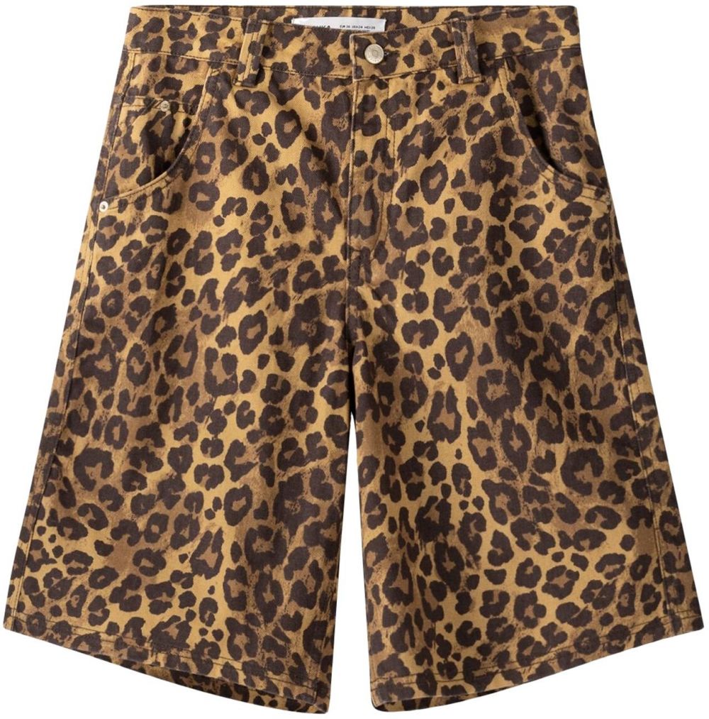 Bershka Džínsy  farba ťavej srsti / svetlohnedá / tmavohnedá
