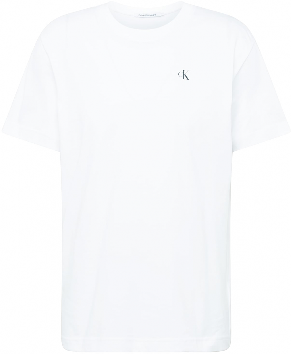 Calvin Klein Jeans Tričko  čierna / biela