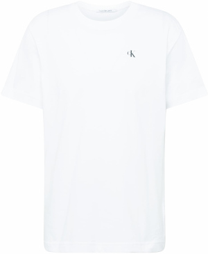 Calvin Klein Jeans Tričko  čierna / biela