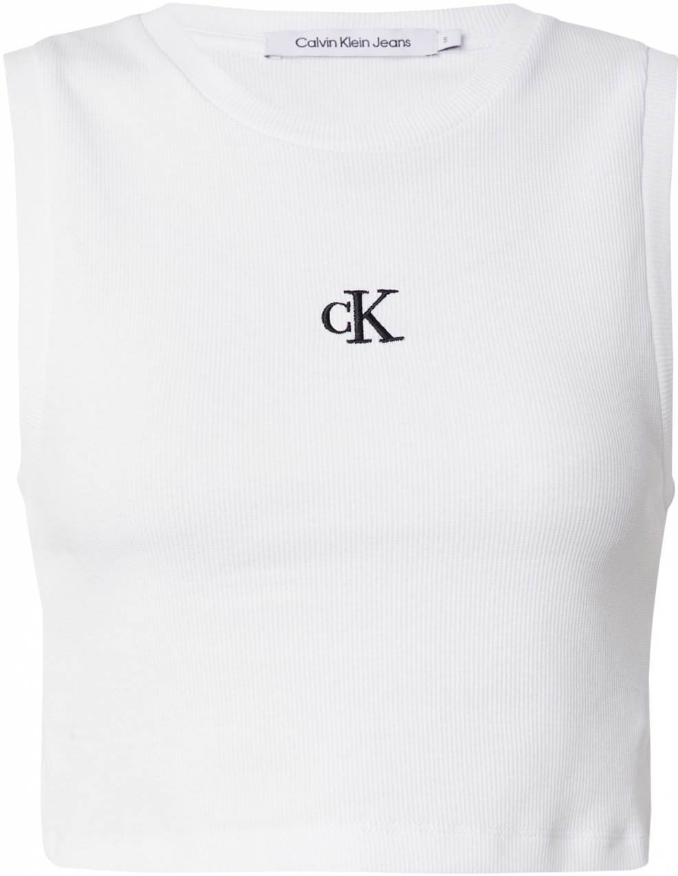 Calvin Klein Jeans Top  čierna / biela