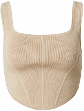 Cotton On Vyšívaný top  béžová