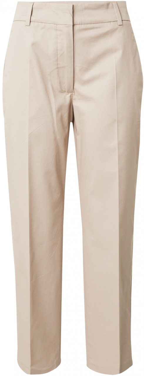 TOMMY HILFIGER Nohavice s pukmi  béžová