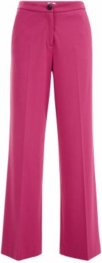WE Fashion Nohavice s pukmi  fuksia