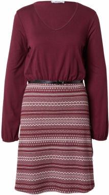 ABOUT YOU Šaty 'Elfi Dress'  bordová / biela