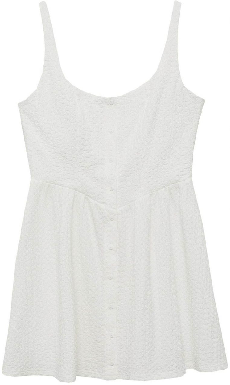 MANGO Košeľové šaty 'Milk'  biela