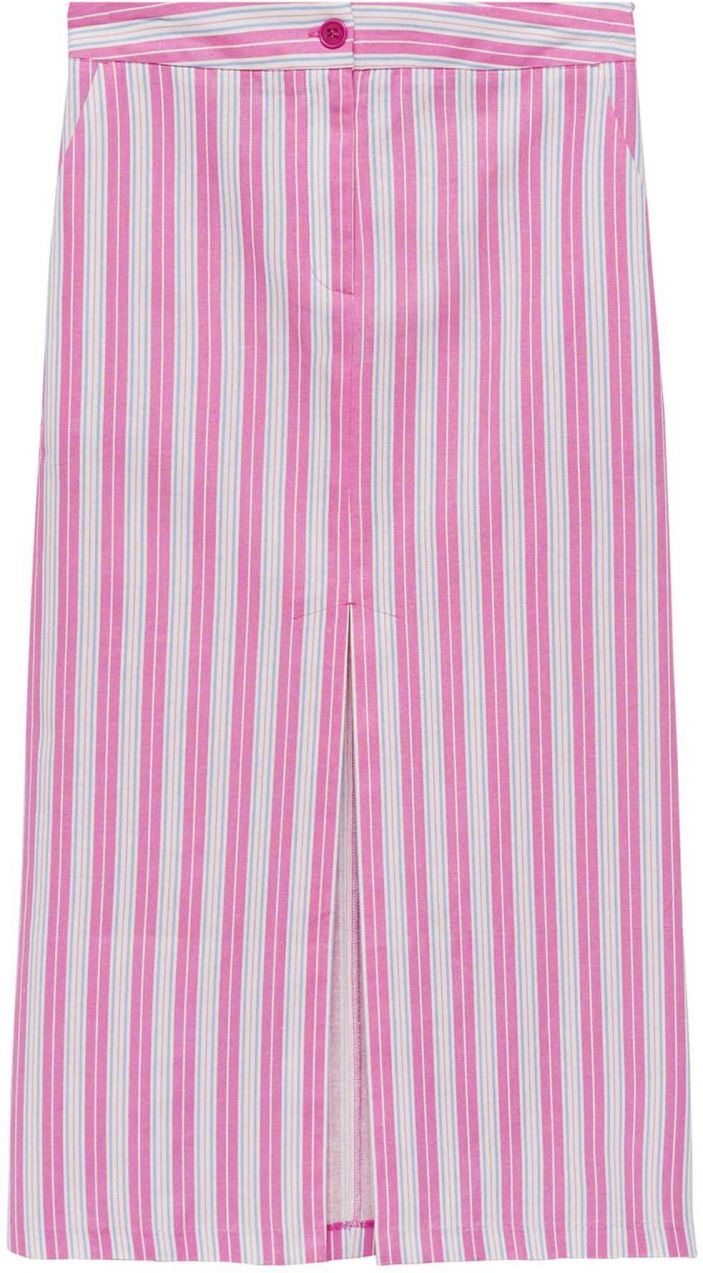 MANGO Sukňa  svetlomodrá / ružová / biela