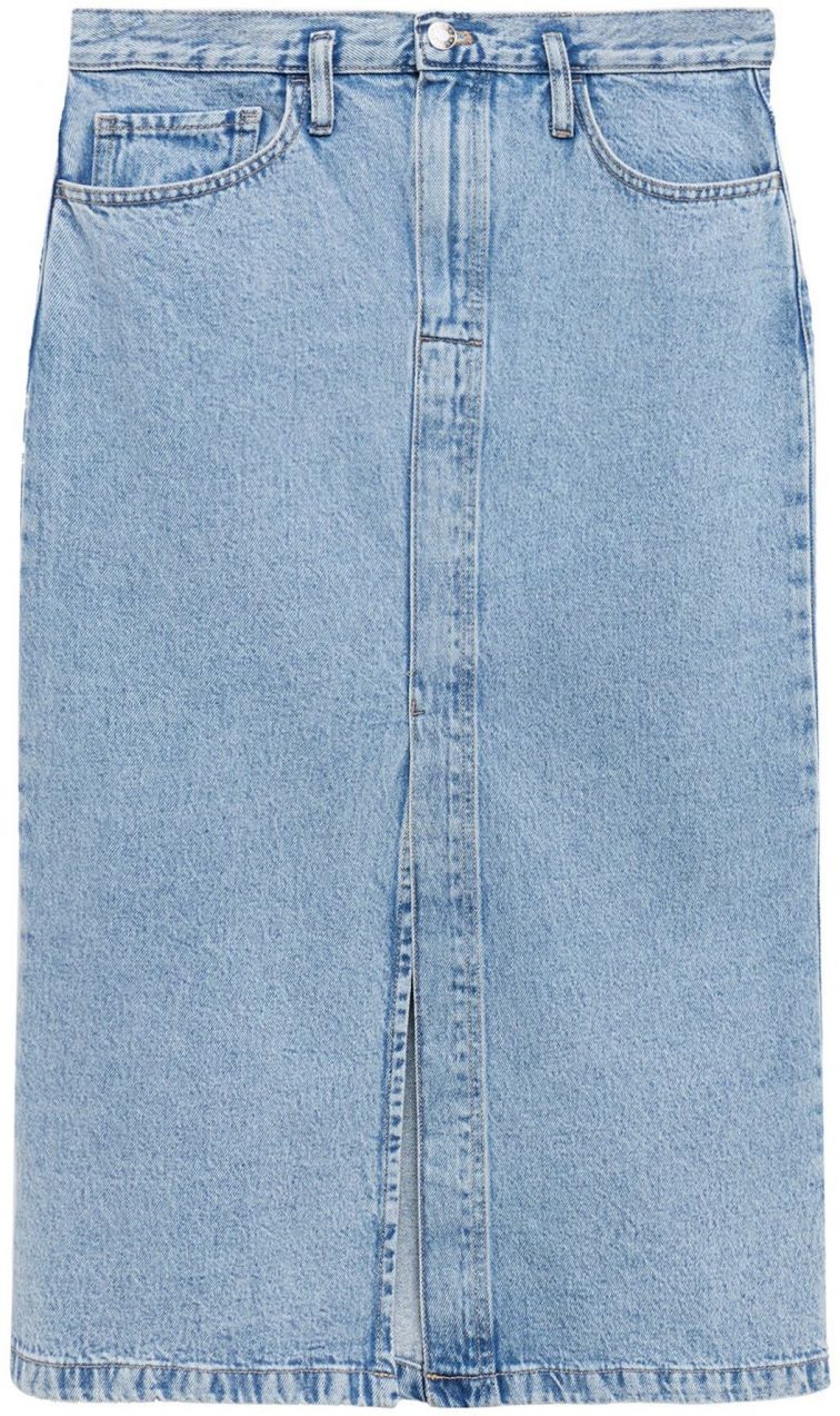 MANGO Sukňa 'SOLEIL'  modrá denim