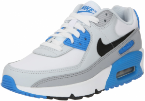 Nike Sportswear Tenisky 'Air Max 90 LTR'  azúrová / sivá / čierna / biela