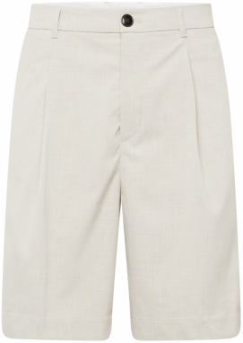 WEEKDAY Plisované nohavice 'Uno'  svetlobéžová