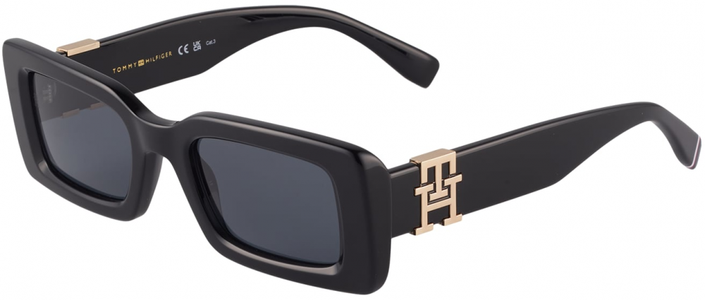 TOMMY HILFIGER Slnečné okuliare  zlatá / čierna