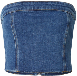 modström Top 'Ivanna'  modrá denim