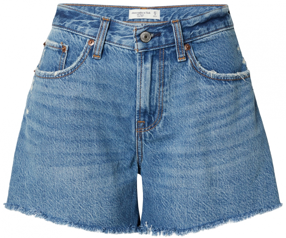Abercrombie & Fitch Džínsy 'FRAY'  modrá denim