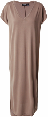 PIECES Šaty 'PCANORA'  svetlohnedá