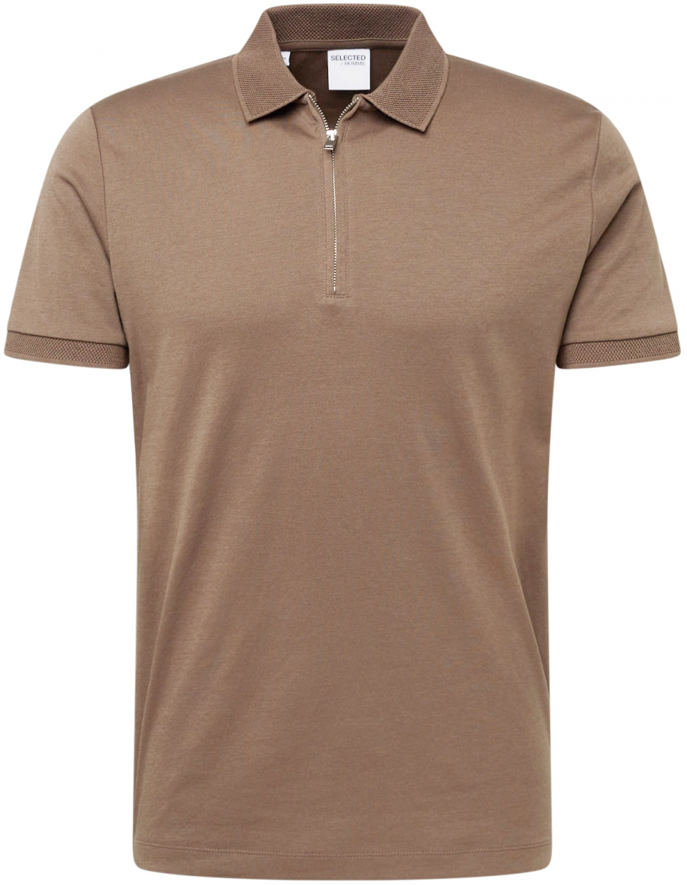 SELECTED HOMME Tričko 'FAVE'  hnedá