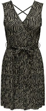 ONLY Šaty 'SAFARI'  olivová / čierna