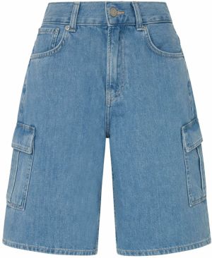 Pepe Jeans Rifľové kapsáče  modrá denim