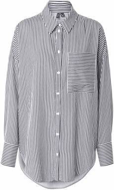 VERO MODA Blúzka 'VMBUMPY'  čierna / biela