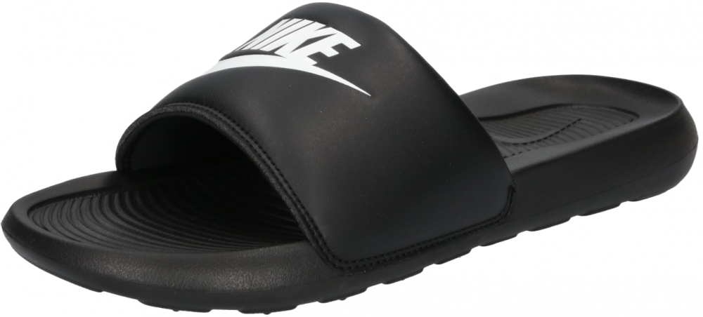 Nike Sportswear Plážové / kúpacie topánky 'Victori One'  čierna / biela