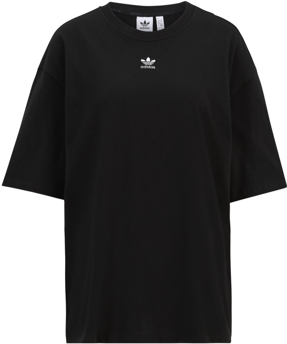 ADIDAS ORIGINALS Oversize tričko 'Essentials'  čierna / biela