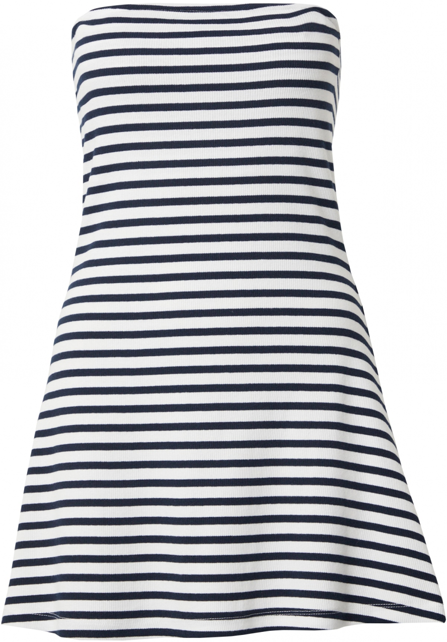 Monki Šaty  modrá / biela