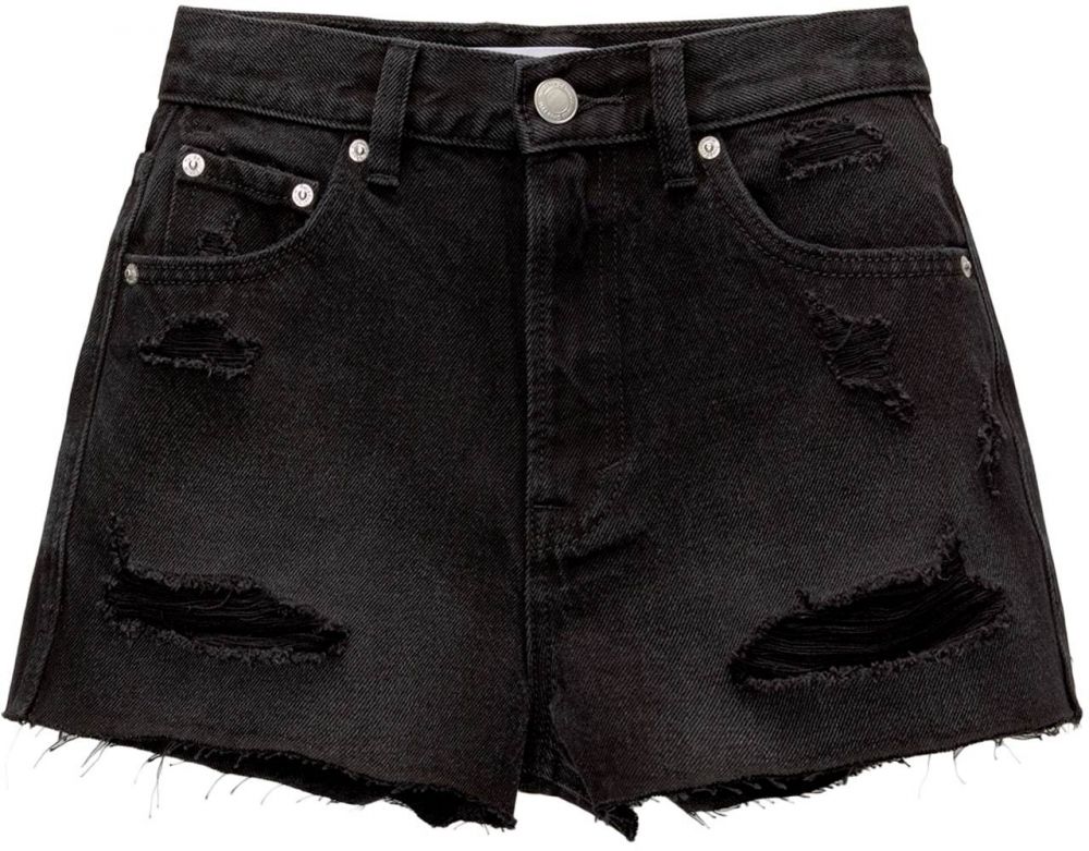 Pull&Bear Džínsy  čierny denim