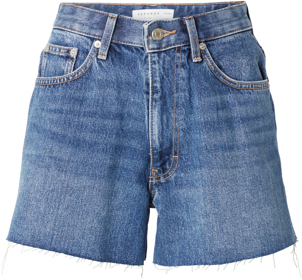 TOPSHOP Džínsy  modrá denim