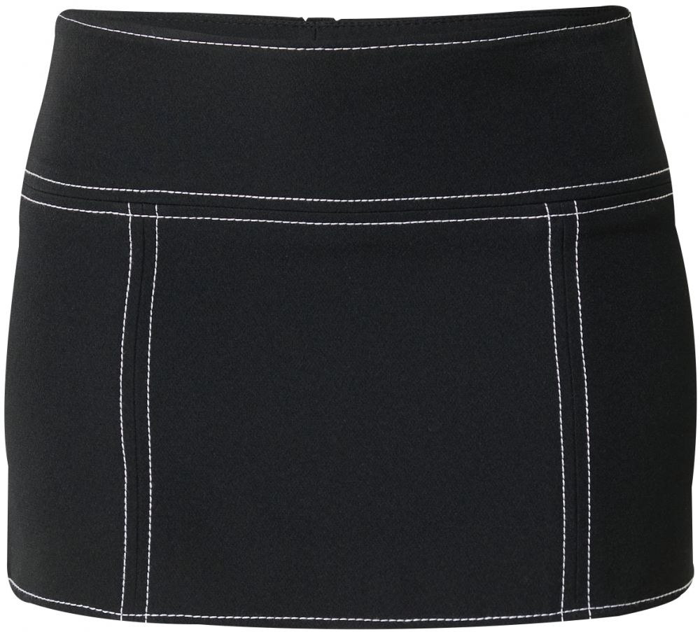 TOPSHOP Sukňa  čierna / biela