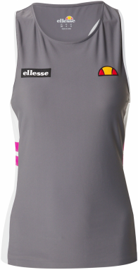 ELLESSE Top 'Woodside'  tmavosivá / ružová / čierna / biela