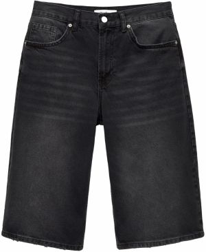 Pull&Bear Džínsy  čierny denim